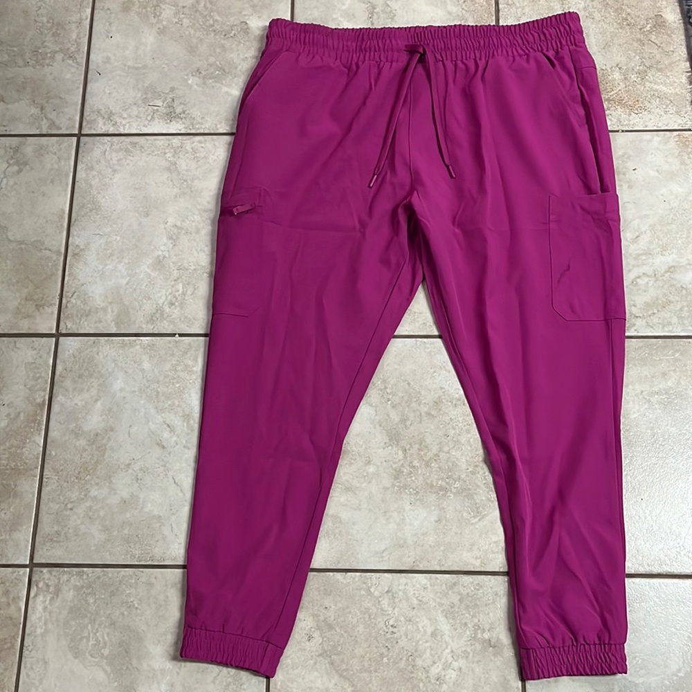 Pink/Purple Scrub Pants- Worn once. Scrubletics